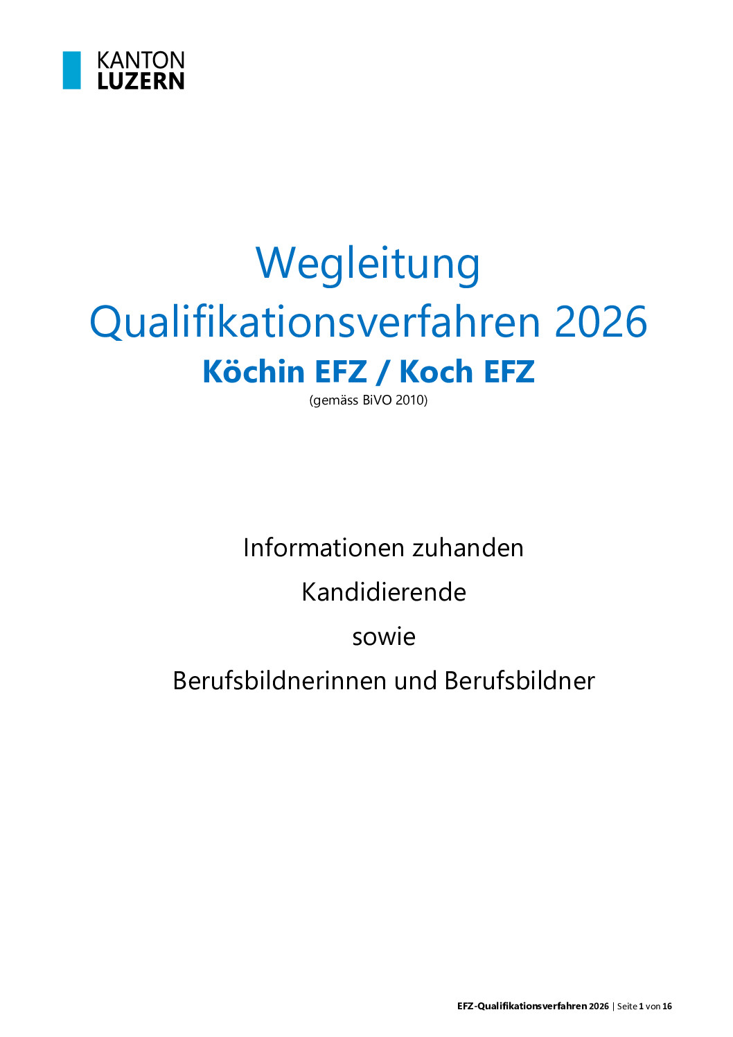 Wegleitung QV 2026